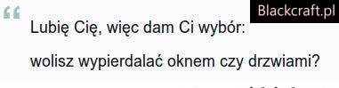 dam ci wybór !
