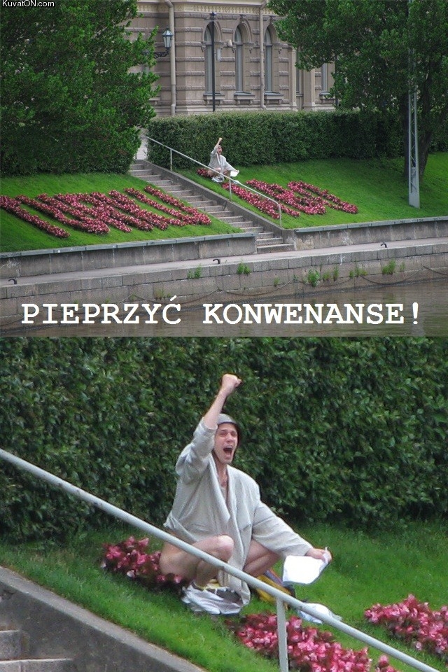 Sranie w plenerze