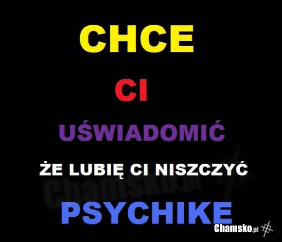 chc? ci u?wiadomi?