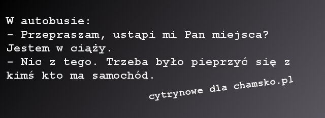 W autobusie