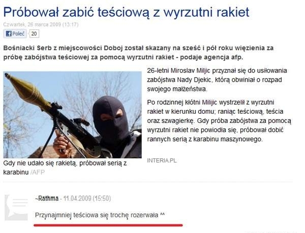 Za te?ciow? to go uniewinni? powinni!
