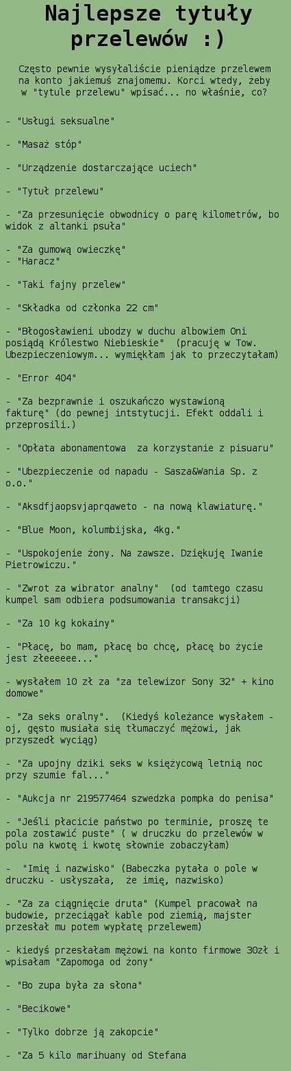Przelewy