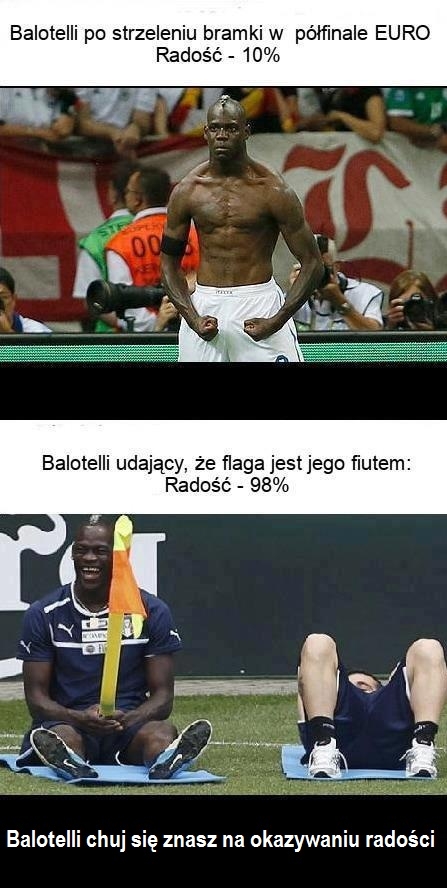Balotelli chuj si? znasz