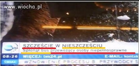 SZCZĘŚCIE W NIESZCZĘŚCIU