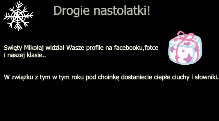 pod choinkę