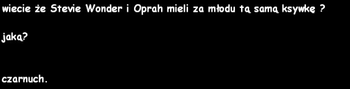 Ksywa z dzieci?stwa