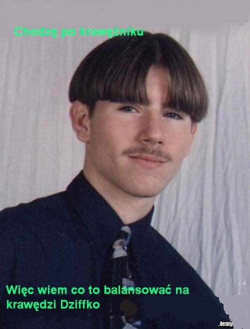 Chodze po krawezniku