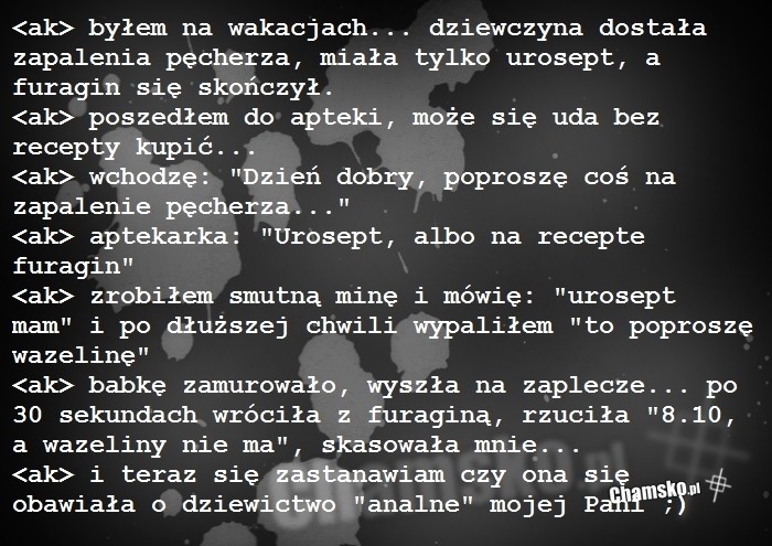Chroni? dziewictwo!