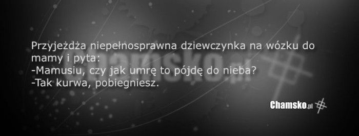 Niepełnosprawna dziewczynka