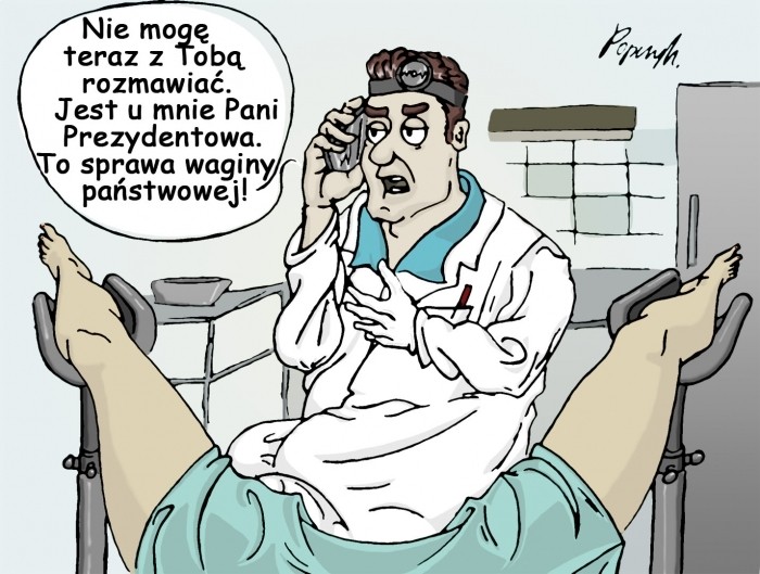 Pani Prezydentowa u ginekologa