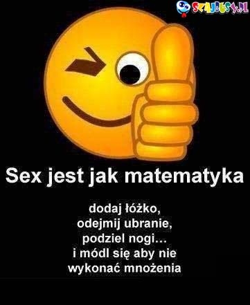 sex jest jak matematyka