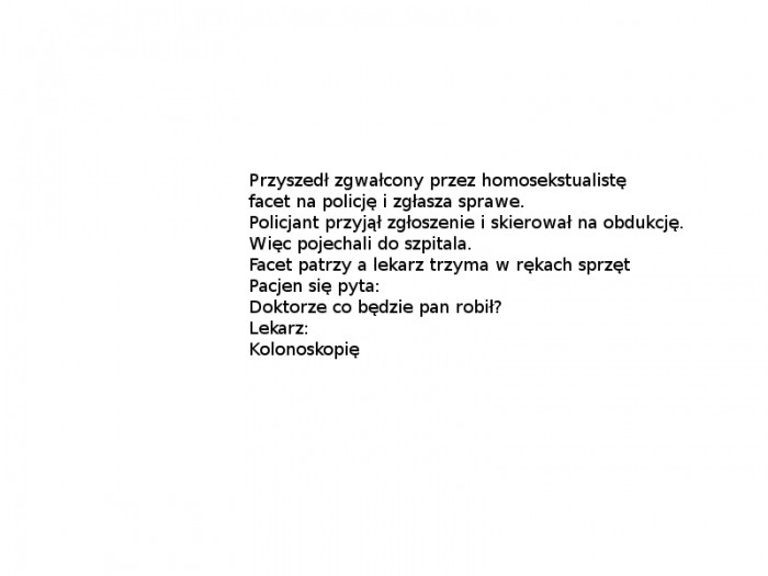 Przychodzi zgwa?cony