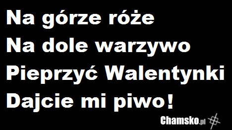 Wierszyk walentynkowy