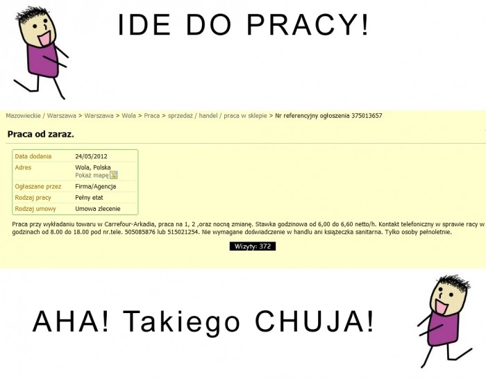 ide do pracy