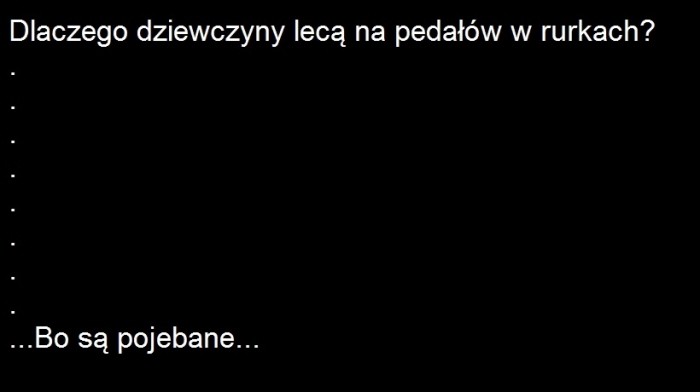 Pedały w rurkach