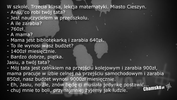 Zarobki rodziców