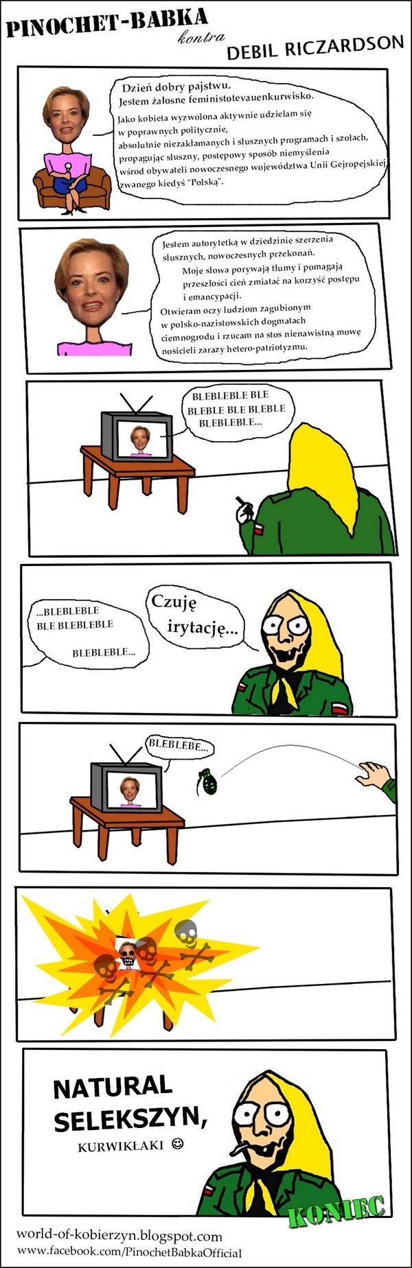 Pinochet-Babka kontra Debil Riczardson