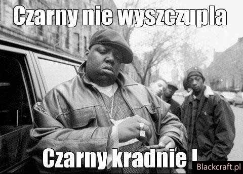 czarny nie wyszczypla