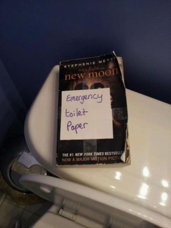 Awaryjny papier toaletowy