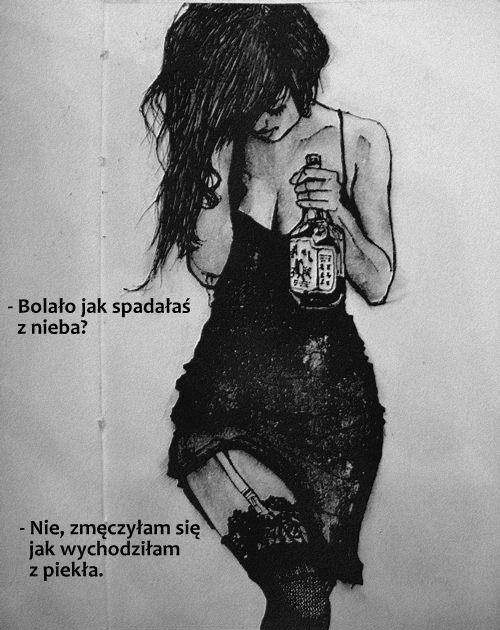 Spadłaś?