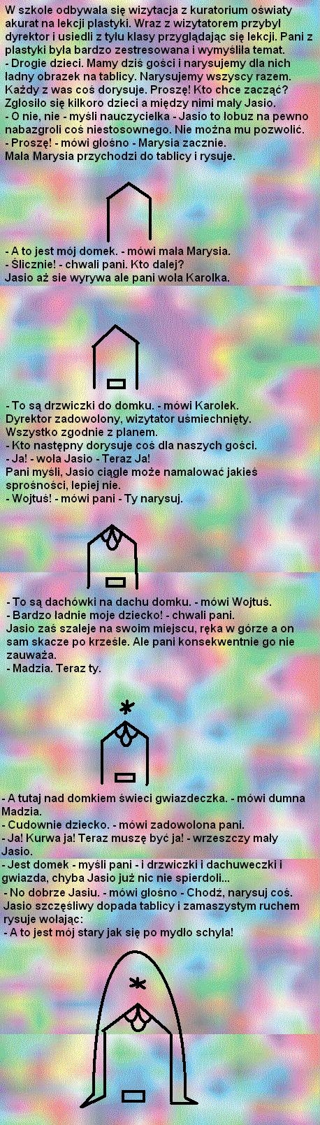rysunek na tablicy