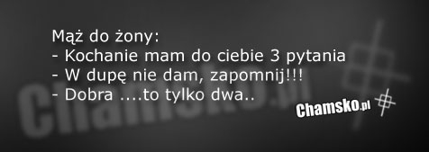 Mąż do żony