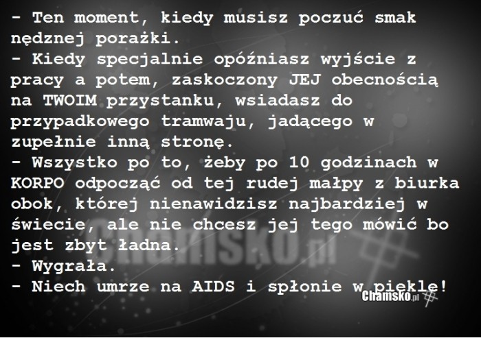 Zdychaj na AIDS ruda suko!