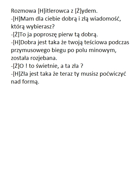 Hitlerowiec i ?yd.