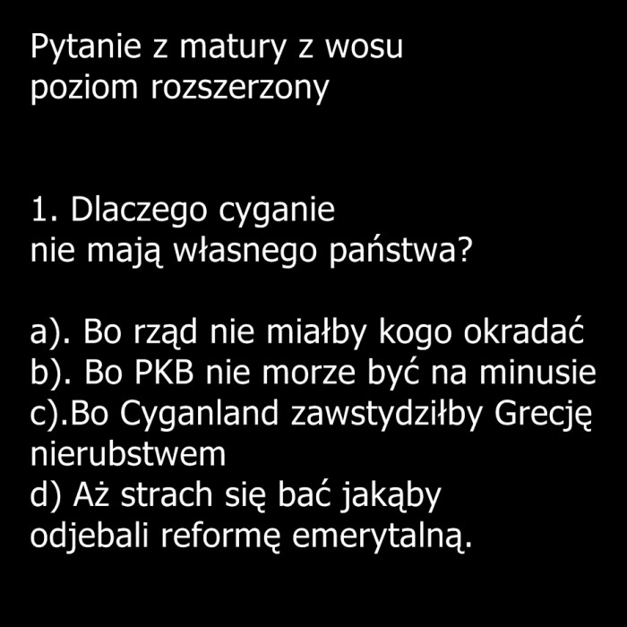 Pytanie z wosu