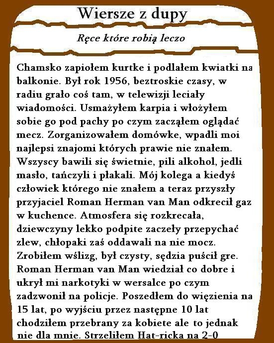 Wiersze z dupy