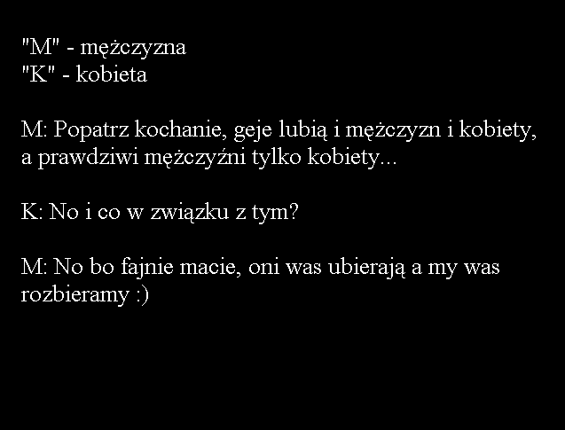 i tak ma być