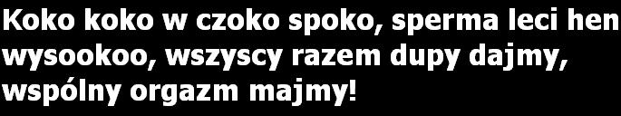 W czoko spoko