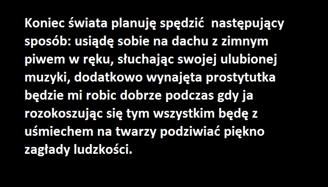 Idealny koniec świata