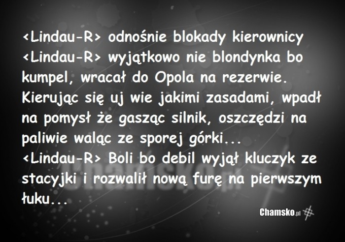 Debil nie kierowca