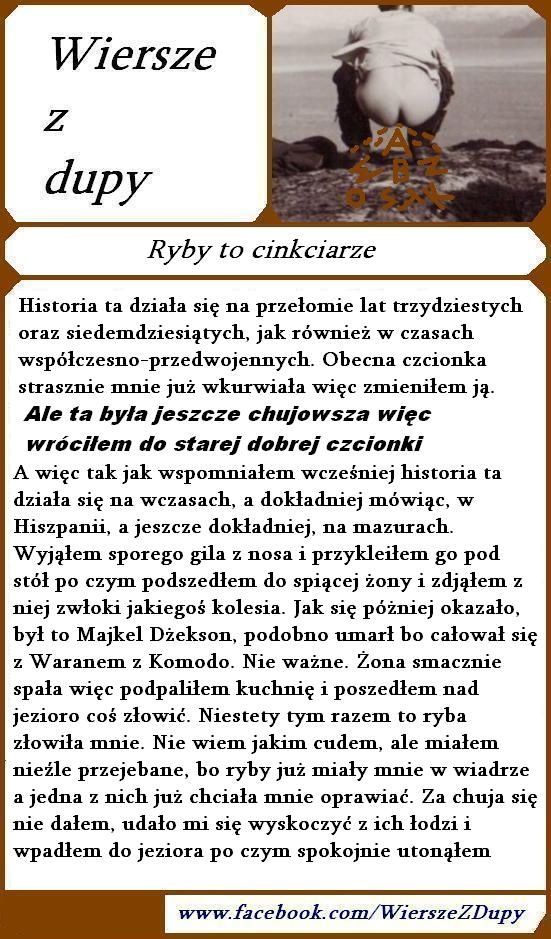 Wiersze z dupy