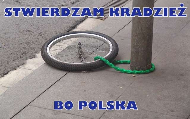stwierdzam kradzie? bo Polska