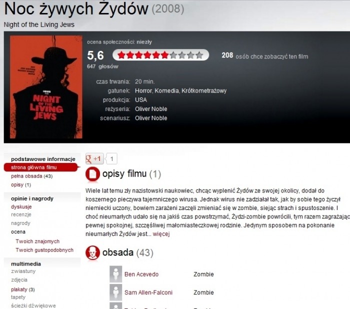 noc ?ywych ?ydów
