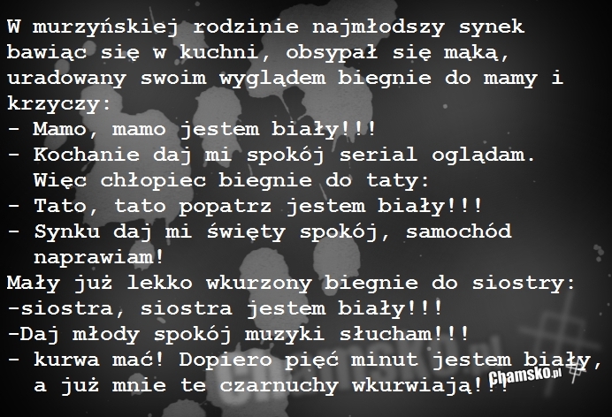 Bia?e murzyni?tko
