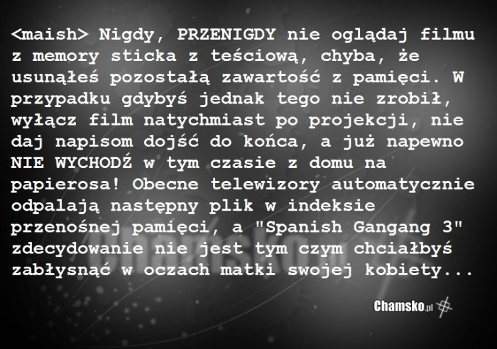Seans kinowy z te?ciow?