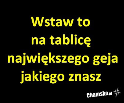 Wstaw to na tablicę