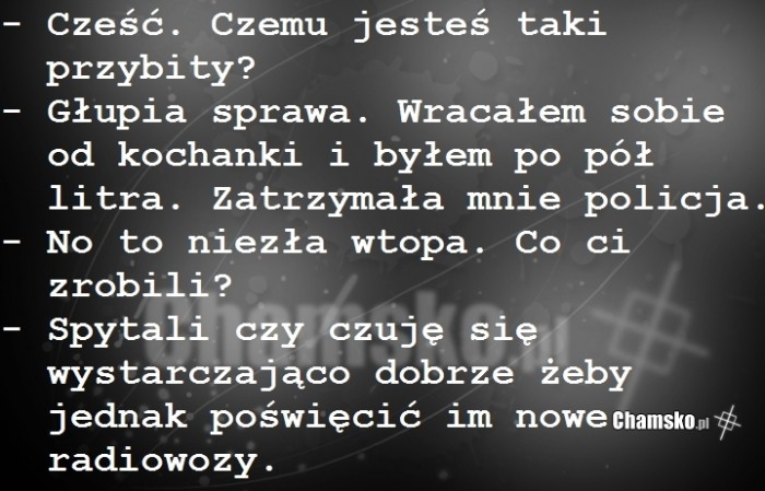 Spotyka się dwóch znajomych