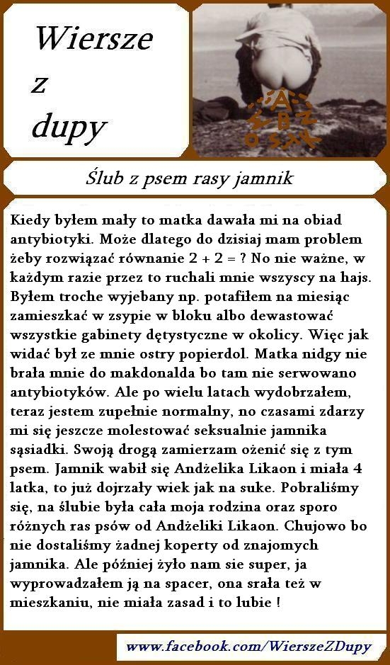 Wiersze z dupy