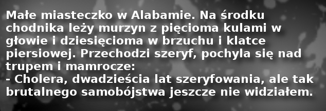 martwy murzyn