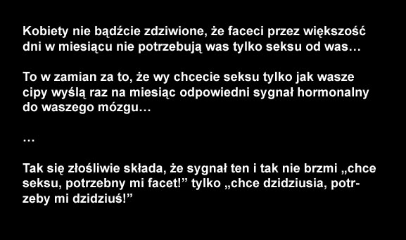 Tajniki kobiecej logiki...