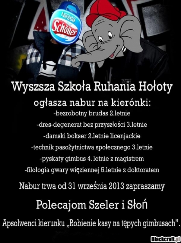 Wyższa Szkoła Ruchania Hołoty - lajkstudent