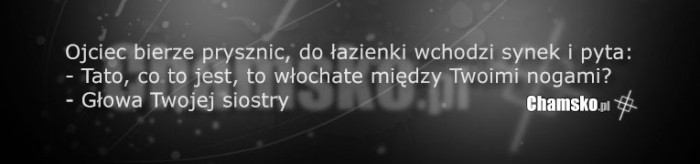 Włochate między nogami