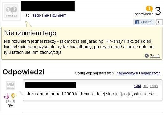 Nie rozumiem