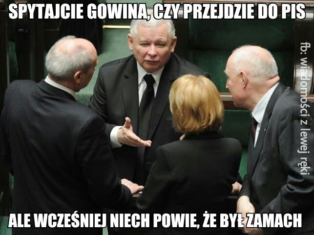 Gowin się waha...