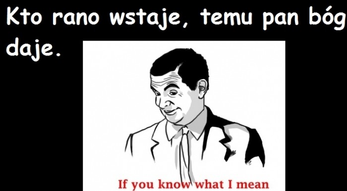 Rano wsta?!