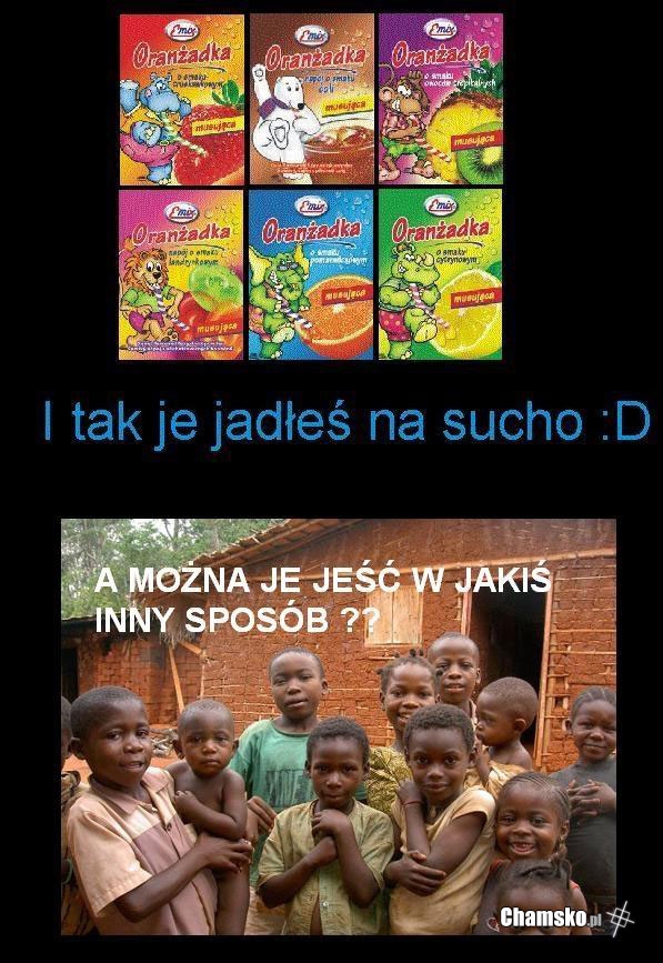 Oranżadka na sucho